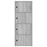 Bookcase Grey Sonoma 40x24x102 cm Engineered Wood 860378