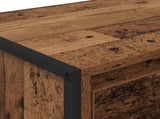 TV Cabinet Old Wood 100 x 36 x 49.5 cm Engineered Wood 886508