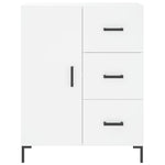 Highboard White 69.5x34x180 cm Engineered Wood 3195899