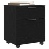 File Cabinet Black Oak 45 x 38 x 54 cm Engineered Wood 862771