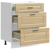 Kitchen Base Cabinet Porto Sonoma Oak Engineered Wood 854262