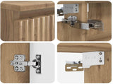 Bathroom Furniture Set 4 pcs Artisan Oak 3407430
