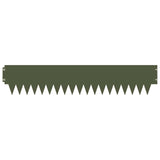 Lawn Edging 10 pcs 103 x 20 cm metal Olive Green 8008275