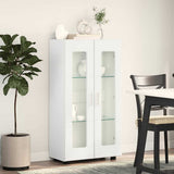 Sideboard with Shelf FLORIN High Gloss White 55.5 x 29 x 100 cm 880255