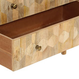 Drawer Cabinet 70x35x70 cm Solid Wood Mango 358184
