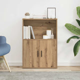 Bookcase Artisan Oak 60x24x85 cm Engineered Wood 860417