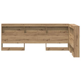 Storage Headboard Artisan Oak Engineered Wood 3335460