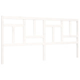 Bed Frame without Mattress White 200x200 cm Solid Wood Pine 3193162