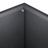 Garden Planter 2 pcs Anthracite 40 x 30 x 30 cm 8005195