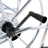 Hose Reel Cart for 80 m 3/4" Hose Steel 4005284