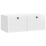 Wall-Mounted TV Cabinet High Gloss White 78.5 x 41 x 30 cm 898009