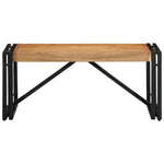 ZNTS Coffee Table 80x40x35 cm Solid Wood Acacia 4016678