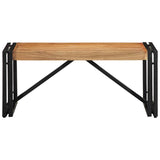 ZNTS Coffee Table 80x40x35 cm Solid Wood Acacia 4016678