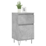 Sideboards 2 pcs Concrete Grey 40x35x70 cm Engineered Wood 831157