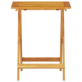 Folding Bistro Set Folding 3 pcs Brown Solid Acacia Wood 3375691