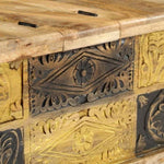 ZNTS Coffee Table 100x50x35 cm Solid Mango Wood 247881
