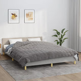 Weighted Blanket Grey 200x200 cm 13 kg Fabric 350779