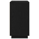 Sideboard Black Oak 80 x 40 x 75 cm Engineered Wood 862133