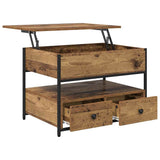 Coffee Table Old Wood 70 x 50 x 54.5 cm Engineered Wood 883048
