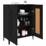 Sideboard Black Oak 69.5 x 34 x 90 cm Engineered Wood 886239