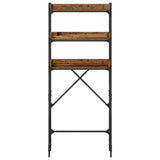 Washing Machine Shelf Old Wood 67 x 25 x 163 cm Engineered Wood 883550