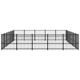 Outdoor Dog Kennel Steel 28.23 m 3124636