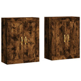 Wall Mounted Cabinets 2 pcs Smoked Oak Engineered Wood 3198054