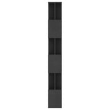 Book Cabinet Black Engineered wood 80 x 24 x 192 cm Book Cabinet 800091