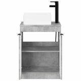 Bathroom Furniture Set Concrete Grey Engineered Wood 3404225