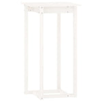 3 Piece Bar Set White Solid Wood Pine 3124733