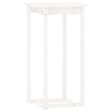3 Piece Bar Set White Solid Wood Pine 3124733