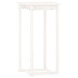 3 Piece Bar Set White Solid Wood Pine 3124733