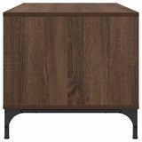 Coffee Table Brown Oak 90 x 49 x 46 cm Engineered Wood 883451