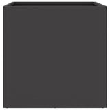 Planter Black 49x47x46 cm Steel 841559
