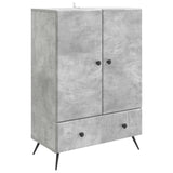 Sideboard Concrete Grey 66 x 34.5 x 95 cm Engineered Wood 895588