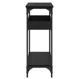 Console Table Black oak 100 x 29 x 75 cm Engineered wood 883524