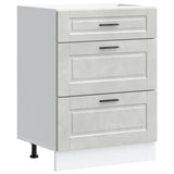 Kitchen Base Cabinet Porto Concrete Grey Engineered Wood 854263