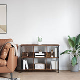 Bookshelf Smoked Oak 102 x 32 x 72.5 cm Engineered Wood 884014