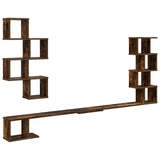 Wall-Mounted TV Shelf Smoked Oak 180 x 15 x 94 cm 8012296