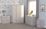 ZNTS Malvern 3 Door Wardrobe 100-101-195