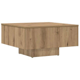 Coffee Table Artisan Oak 60x60x31.5 cm Engineered Wood 856551