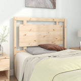 Bed Headboard 105.5x4x100 cm Solid Pine Wood 817925