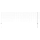 Fence and Post Silver 0.8 x 10 m Steel 3336154