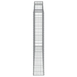Arched Gabion Basket 300x30x180/200 cm Galvanised Iron 153509