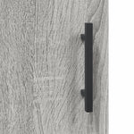 Highboard Grey Sonoma 34.5x34x180 cm Engineered Wood 3199071