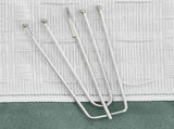 Linen-Look Blackout Curtain with Hooks Green 290x245 cm 321191