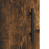 Highboard Smoked Oak 34,5x34x180 cm Engineered Wood 3199134