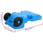 Wheeled Water Tank for Camping 25 L Blue 154413