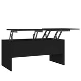 Coffee Table Black 102x50.5x46.5 cm Engineered Wood 809720