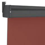 Balcony Side Awning 125x250 cm Brown 48423
